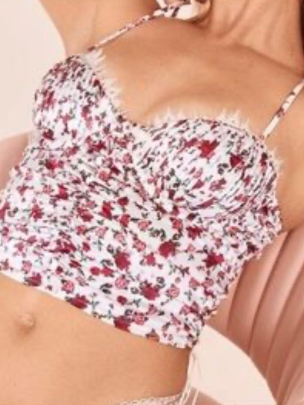 new FOR LOVE AND LEMONS satin melrose bustier lingerie xl